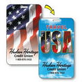 Stock Lenticular Flip Image - Luggage Tag (Travel USA)